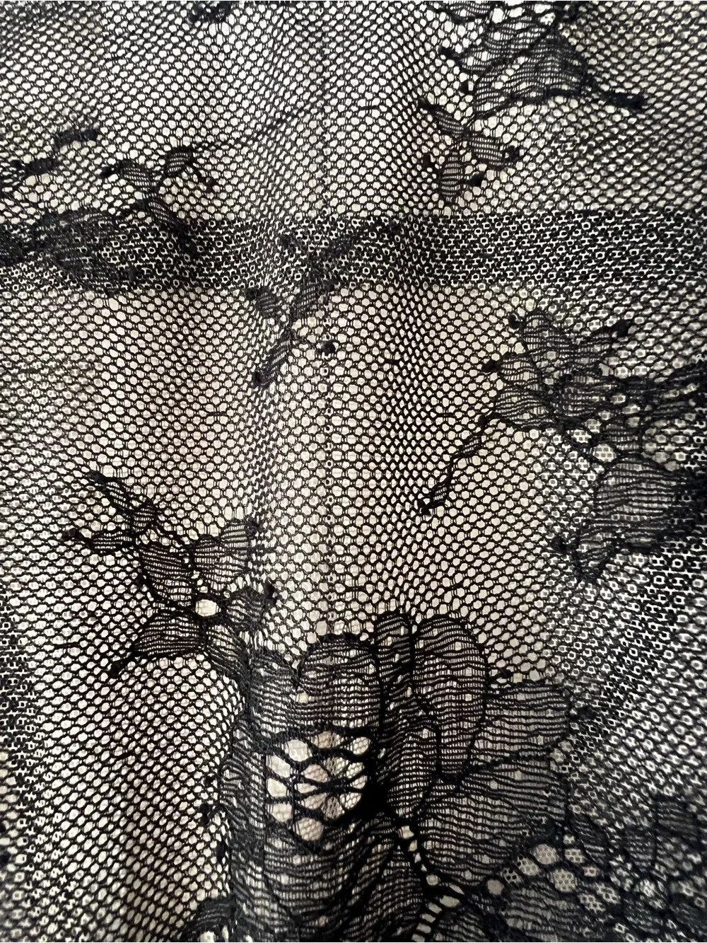 Victorias Secret Sheer Black Floral Lace Underwire Crop Bralette